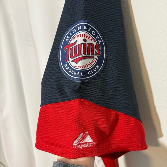 Minnesota TC Twins Jersey White and Navy with Blank Back Size 4XT - Picture 4 of 5